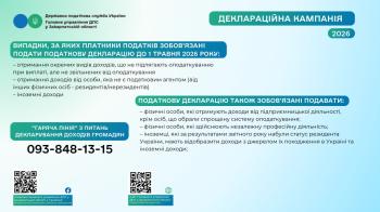 Деклараційна кампанія 2026