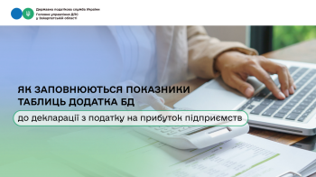 Як заповнюються показники таблиць додатка БД до декларації з податку на прибуток підприємств?